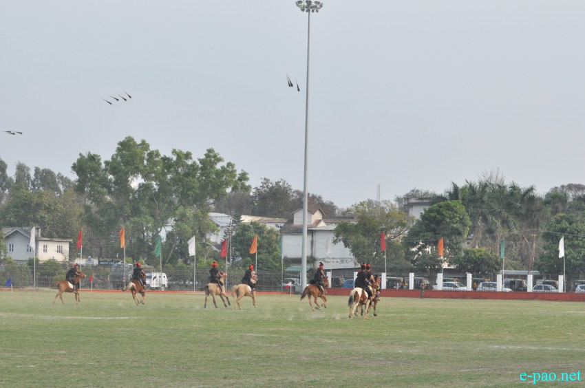 Arambai show - at 57th Mountain Division Exhibition Polo Match at Polo Ground :: 20 February 2016