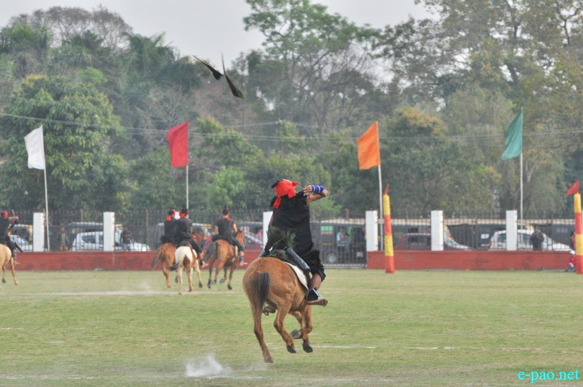 Arambai show - at 57th Mountain Division Exhibition Polo Match at Polo Ground :: 20 February 2016