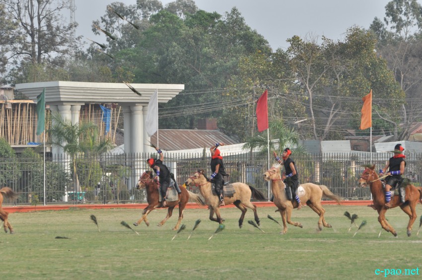 Arambai show - at 57th Mountain Division Exhibition Polo Match at Polo Ground :: 20 February 2016