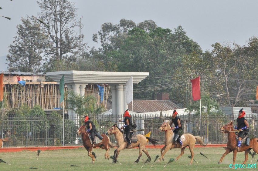 Arambai show - at 57th Mountain Division Exhibition Polo Match at Polo Ground :: 20 February 2016