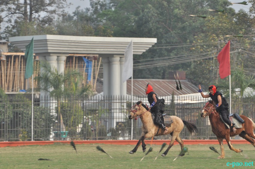 Arambai show - at 57th Mountain Division Exhibition Polo Match at Polo Ground :: 20 February 2016