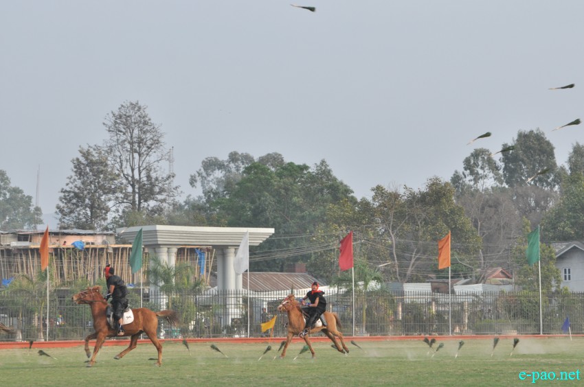 Arambai show - at 57th Mountain Division Exhibition Polo Match at Polo Ground :: 20 February 2016