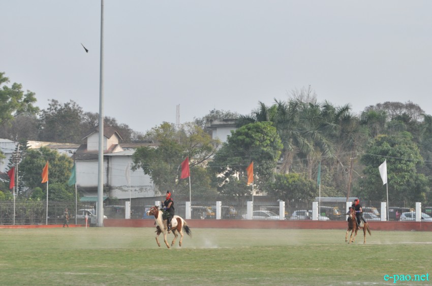 Arambai show - at 57th Mountain Division Exhibition Polo Match at Polo Ground :: 20 February 2016