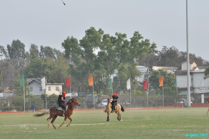 Arambai show - at 57th Mountain Division Exhibition Polo Match at Polo Ground :: 20 February 2016