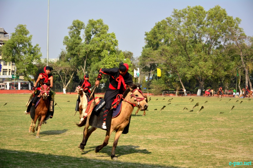 Arambai show - at 7th 57 Mountain Division Polo Tournament at Mapal Kangjeibung :: 02 March 2017