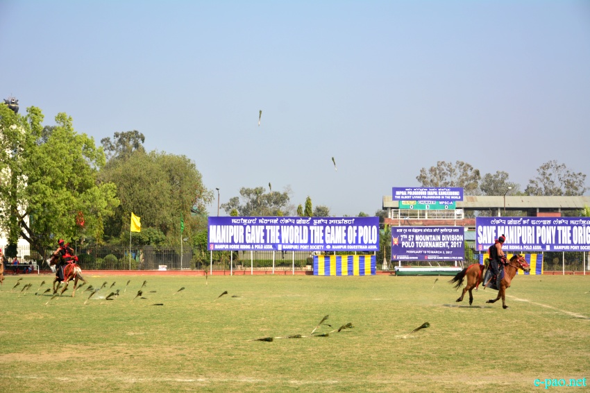 Arambai show - at 7th 57 Mountain Division Polo Tournament at Mapal Kangjeibung :: 02 March 2017