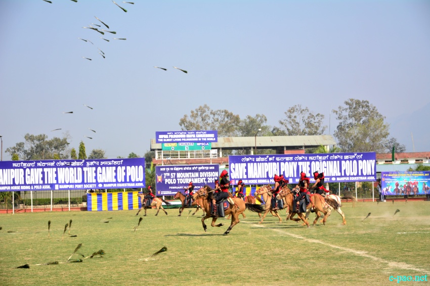Arambai show - at 7th 57 Mountain Division Polo Tournament at Mapal Kangjeibung :: 02 March 2017