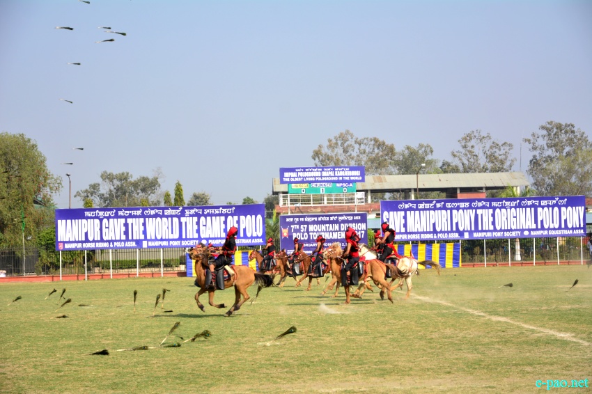 Arambai show - at 7th 57 Mountain Division Polo Tournament at Mapal Kangjeibung :: 02 March 2017