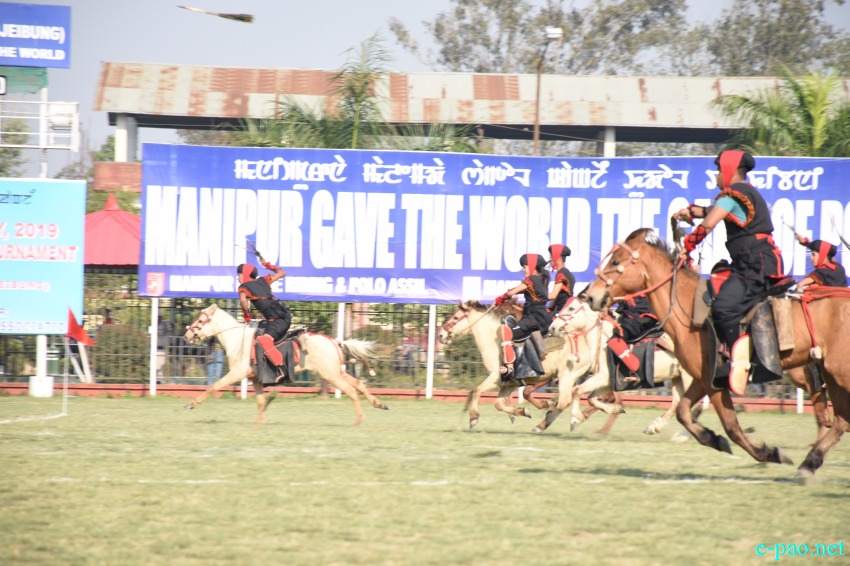 Arambai show - at 2nd Governor's Trophy State Level Mukna Kangjei Tournament at Mapal Kangjeibung :: 29th March 2019
