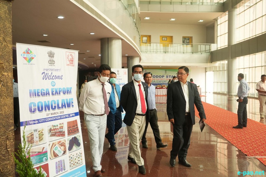 Mega Export Conclave (Make in Manipur products) at City Convention Centre, Imphal :: 23 March 2022
