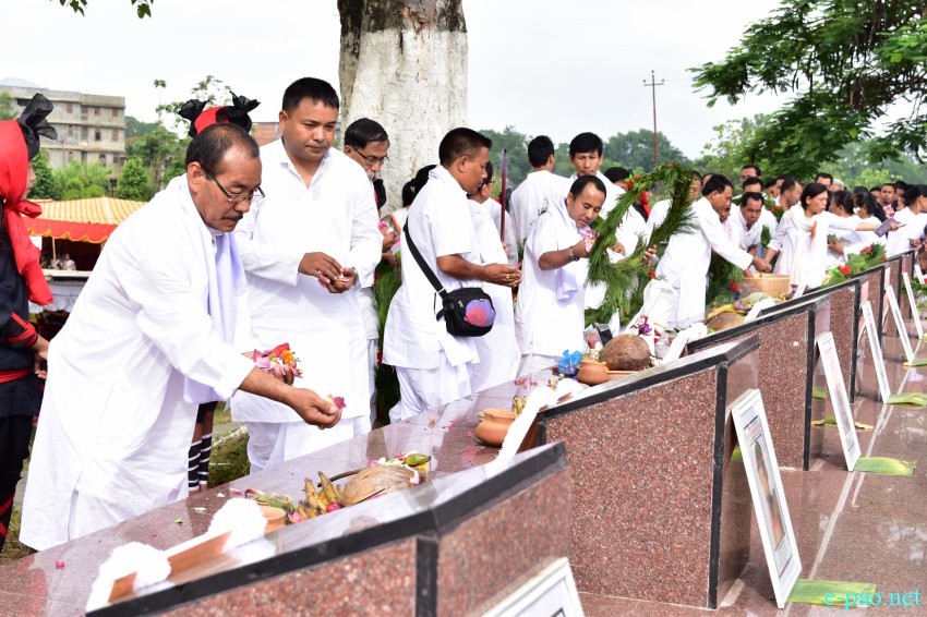 14th -  The Great June Uprising Observation at Kekrupat Martyrs' Memorial complex, Imphal :: June 18 2015
