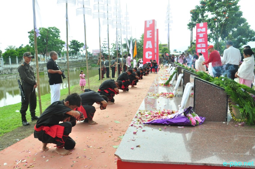 17th -  The Great June Uprising Observation at Kekrupat Martyrs' Memorial complex, Imphal :: June 18 2018