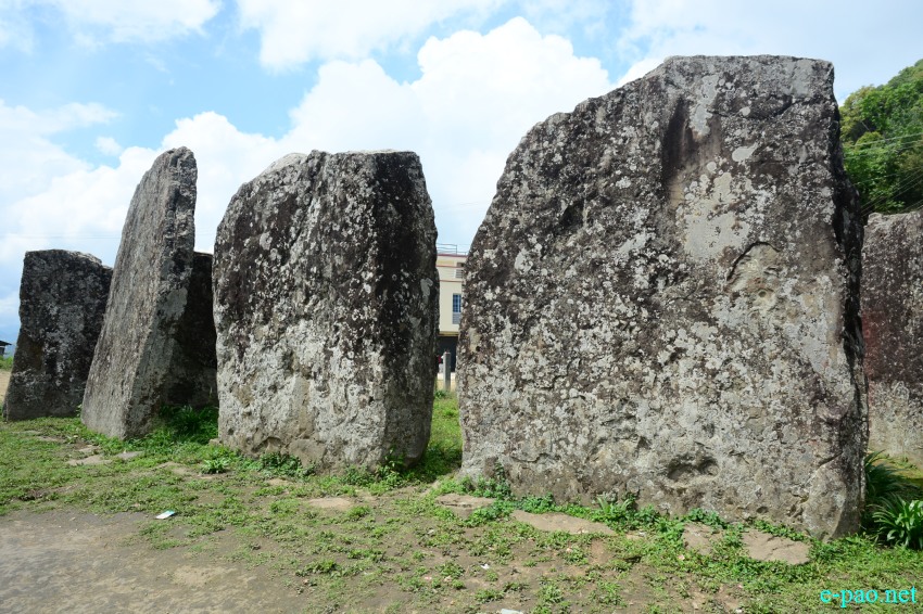 Stone stuctures at Willong Khullen, 39 kms from Maram in Manipur :: 4th June, 2018