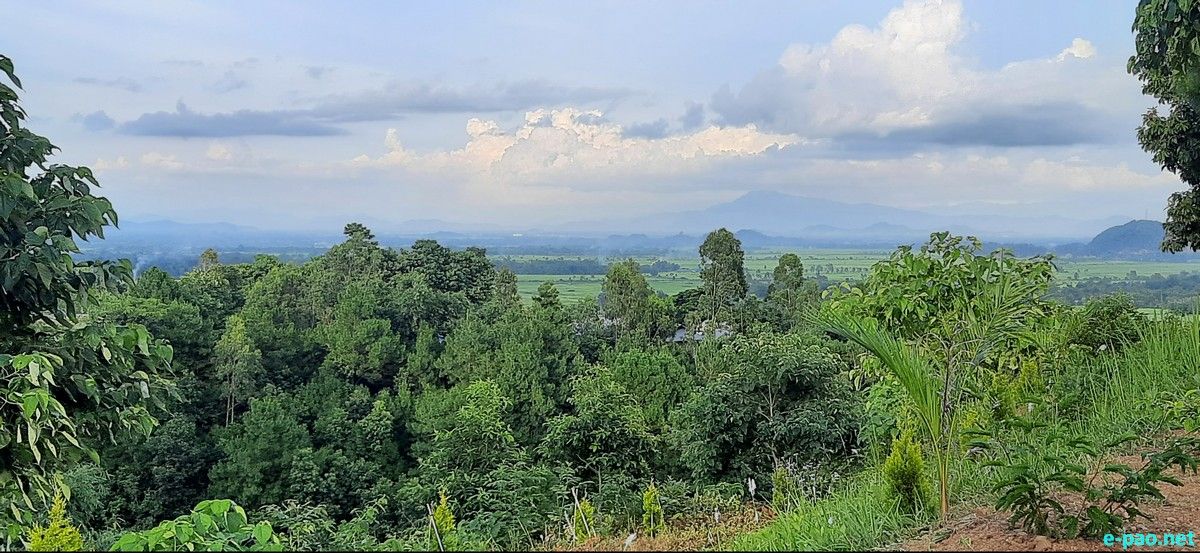 Mesmerizing view of Imphal valley from Tuikhang Aimol Village  :: September  2020