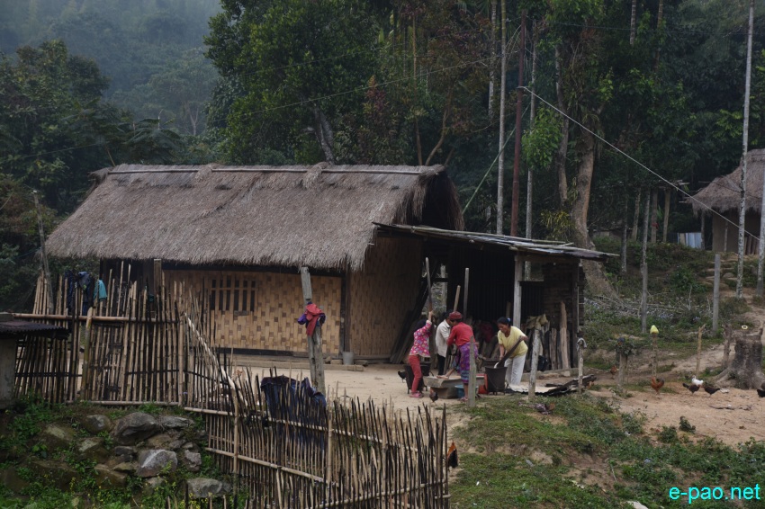 Landscape of Zeiladjang Village area under Makuai (Atengba) land of Tamenglong :: January 2020