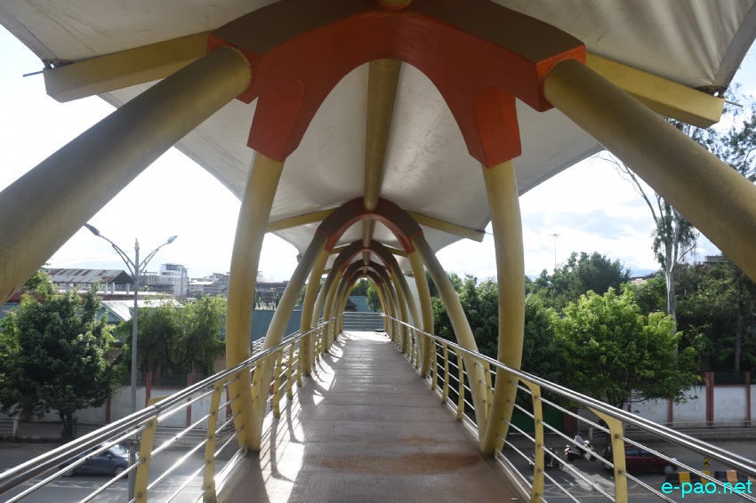 Foot bridges : At Kanglapak (In front of Kangla), BT Road, Keishampat, Tiddim Road (Imphal College) :: 17th September 2020