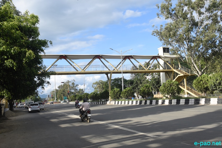 Foot bridges : At Kanglapak (In front of Kangla), BT Road, Keishampat, Tiddim Road (Imphal College) :: 17th September 2020