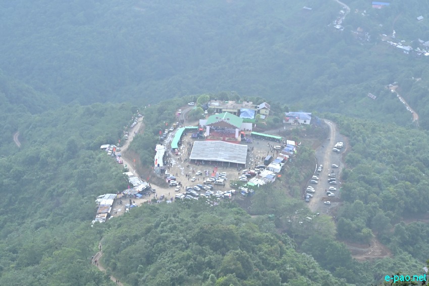 A view from Shirui Peak, Ukhrul during Shirui Lily Festival :: 26th May 2022