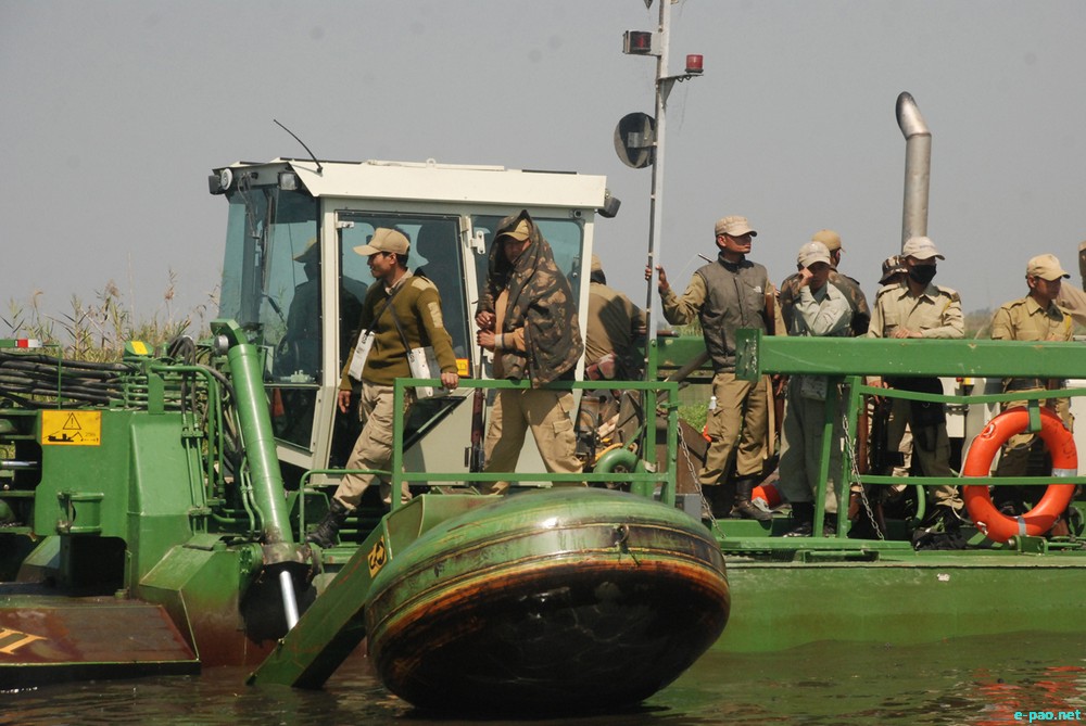 Defying High Court  order, State Govt (Loktak Development Authority (LDA)) starts eviction of phumdi-huts :: 23 February 2013