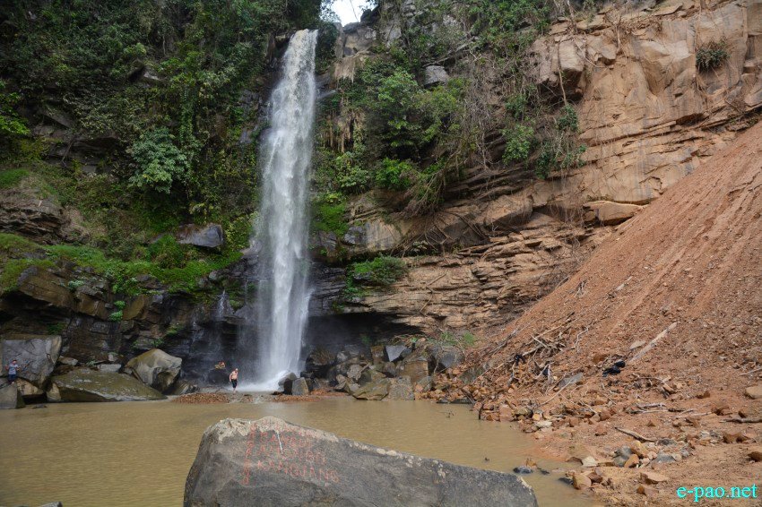 Khoupum Khouduang (Water fall) ::  11th One day expedition tour at Khoupum Valley :: 9th April 2016