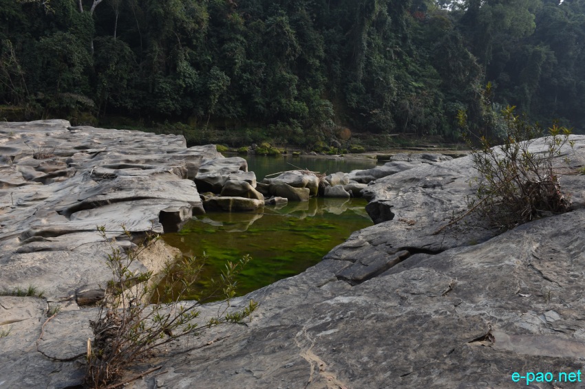 Barak waterfall  in Tamenglong District, Manipur :: 30th January 2020