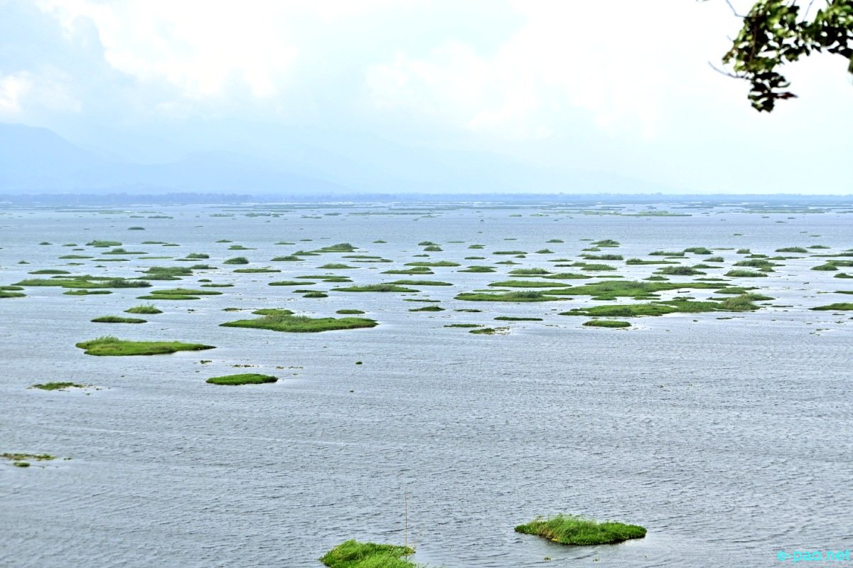  Beautiful landscape of Loktak Lake as seen on 8th June 2022  