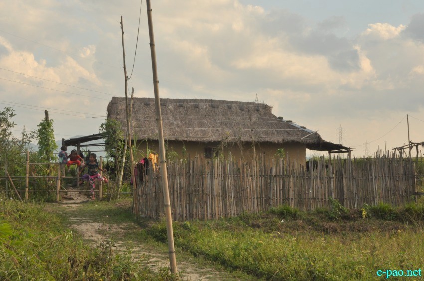 Mollou Village in Churachandpur District  as seen in the second week of Otober 2014