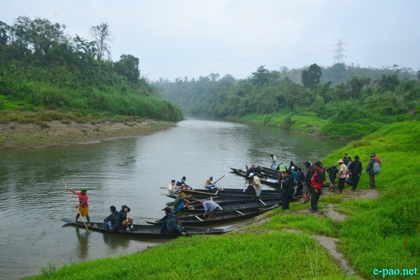 The Water Route journey to Boroikhal village in Jiribam sub-division, Imphal East district :: May 10 2015