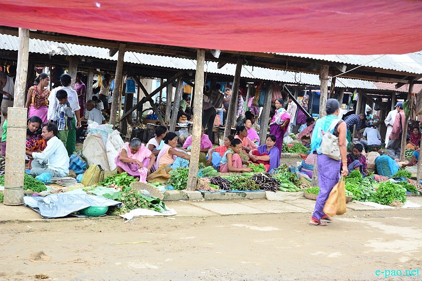 Jiribam Vegetable Market and the Community Health Centre of Jiribam :: 11 May 2015