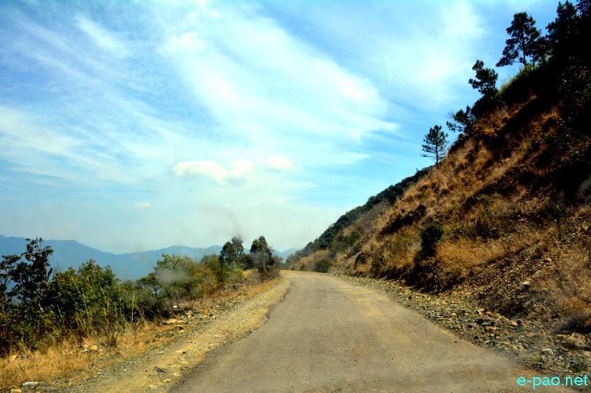 Imphal-Kamjong Road on the way to Kamjong District Headquarter  :: March 17th 2020