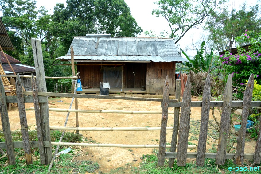 A house at Tarao Laimanai in Chandel district in Manipur :: April 23 2020