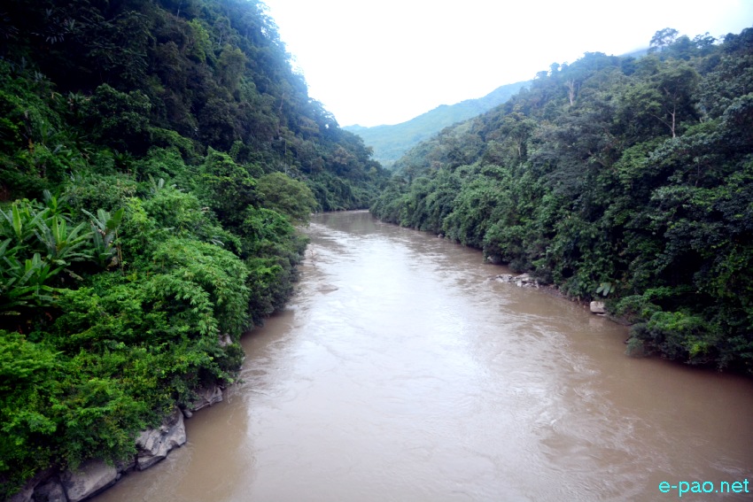  Irang river as seen from Tongjei Maril also known as Old Cachar Road :: 8th September 2021 