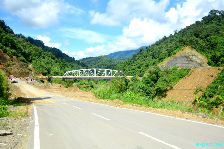 A view of Imphal Jiribam road :: 8th September 2021
