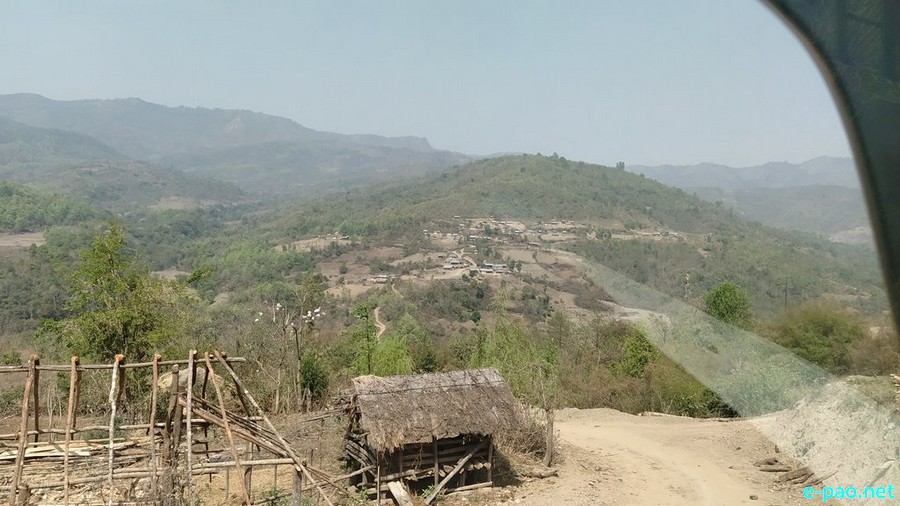 The Road from Imphal to Rajaimei under Willong sub-division in Senapati District :: 27th March 2021