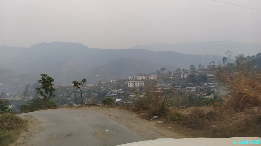 The Road from Imphal to Rajaimei under Willong sub-division in Senapati District :: 27th March 2021