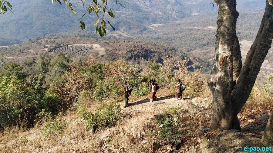The Road from Imphal to Yangkhullen (Hanging village of Manipur) in Senapati District :: 09 February 2021