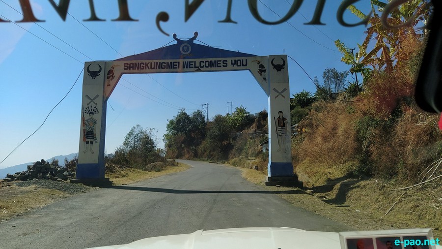 The Road from Imphal to Yangkhullen (Hanging village of Manipur) in Senapati District :: 09 February 2021