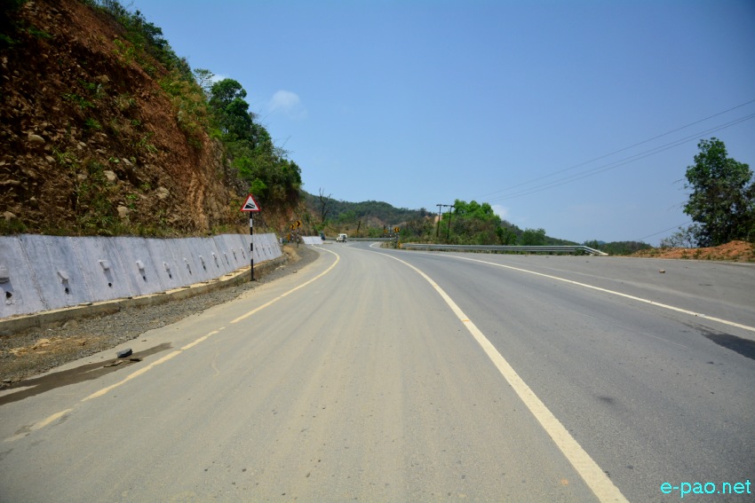 Imphal - Moreh Road as seen on 18 April 2022
