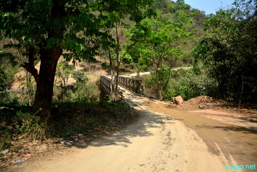 Imphal - Moreh Road as seen on 18 April 2022