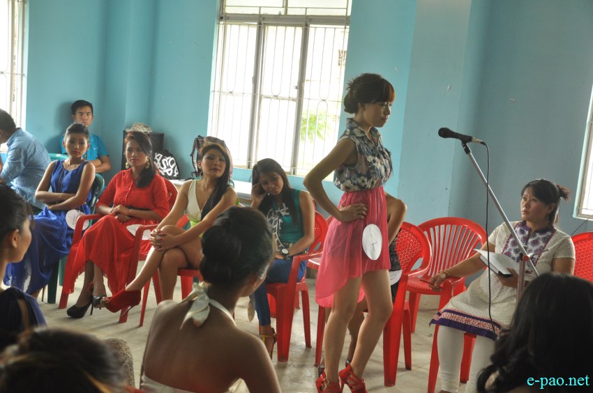 Screening cum-rehearsal for the 'Manipur Pineapple Queen Contest, 2014' was be held ::  09th August 2014