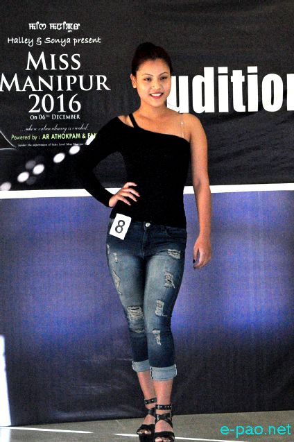 Audition/Screening for Miss Manipur 2016 at Haobam Marak :: 20th November 2016