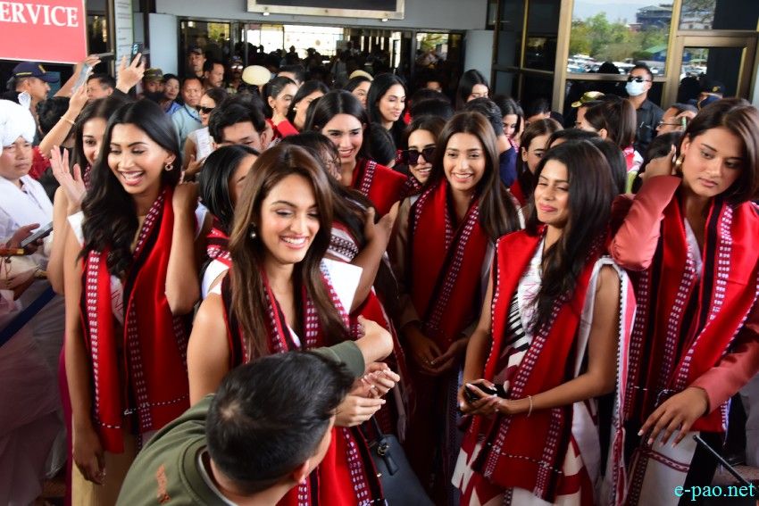 59th Femina Miss India contestants arrived at Imphal :: 7th April 2023