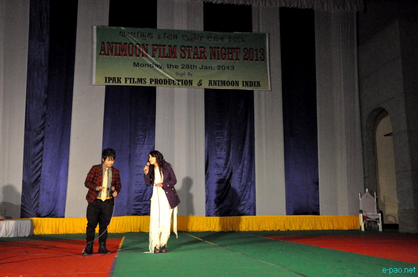 'Animoon film star night 2013' at Bheigyachandra Open Air Theater, Imphal  :: 28 January 2013