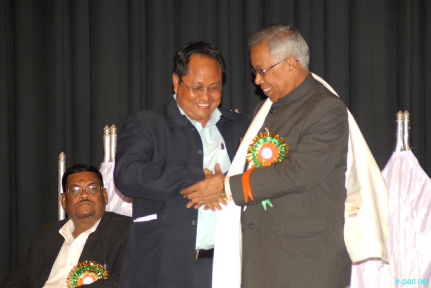 Award Distribution at foundation day of Film Academy Manipur (FAM) at MFDC hall, Imphal : 16 Feb 2013