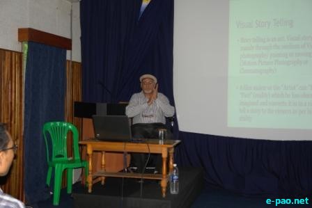 Workshop on fundamental of Digital Film Making and Cinematography at EDUSAT Hall, EMRC, Manipur University :: 08 October 2013