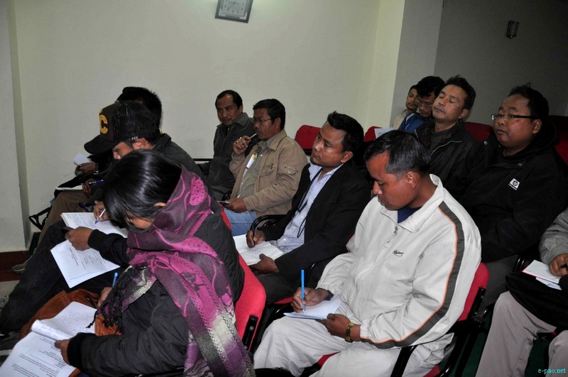 A press meet regarding Replay International Media Workshop hosted by MFDC and Huntre International Manipur project at MFDC, Imphal :: January 10 2013