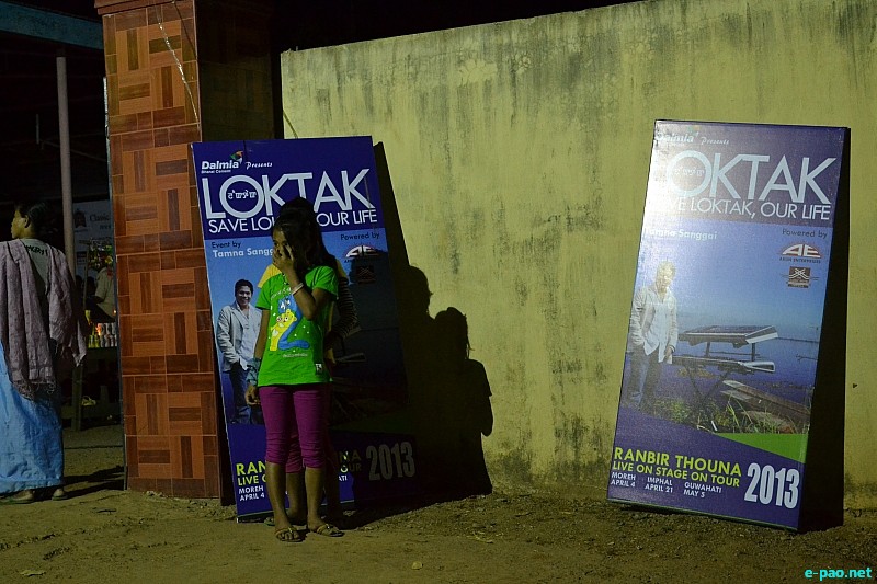 Ranbir Thouna 'Save Loktak Lake Music campaign' at Moreh :: 6 April 2013