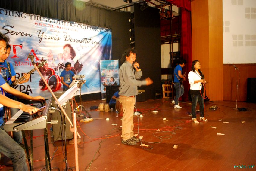 Tapta's NE tour 'Chahi Taret Khuntakpa' at Shillong, Meghalaya :: April 14 2013