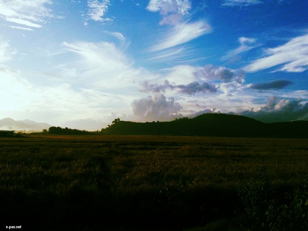 November Sky : As seen on the way to Pangei, Manipur ; This photo was taken in November 2012