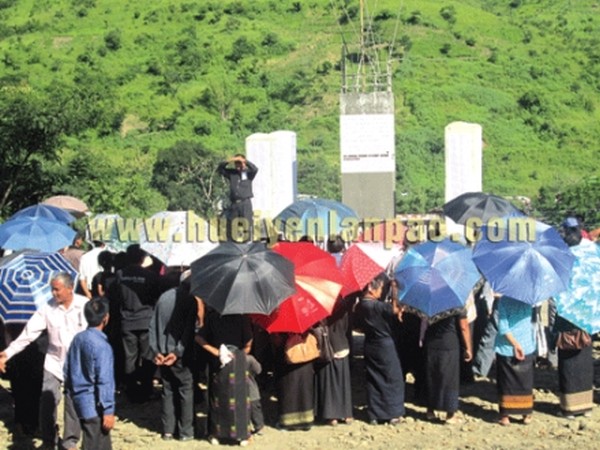 Mourning and praying for the departed souls during the Black Day observance at Kangpokpi